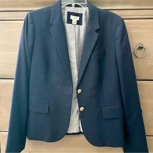 J Crew Factory Navy Schoolboy Blazer